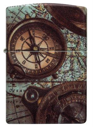 Zippo Compass Design Benzinli Çakmak