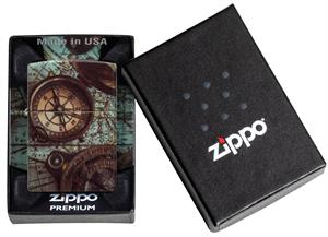 Zippo Compass Design Benzinli Çakmak