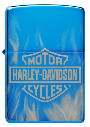 Zippo Harley Davidson Sapphire Blue Çakmak