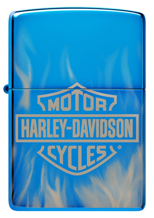 Zippo Harley Davidson Sapphire Blue Çakmak