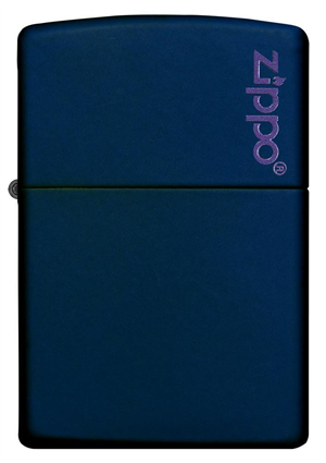 Zippo Navy Blue Matte Logo Çakmak