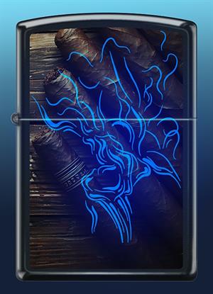 Zippo Glow In The Dark Surprise Cigar Design Çakmak
