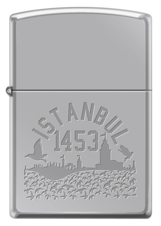 Zippo High Polish Chrome İstanbul 1453 Çakmak