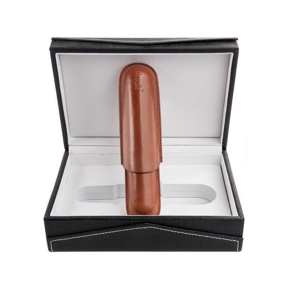 Angelo 1 Puro kapasiteli 76 ring Deri Puro Kılıfı Taba