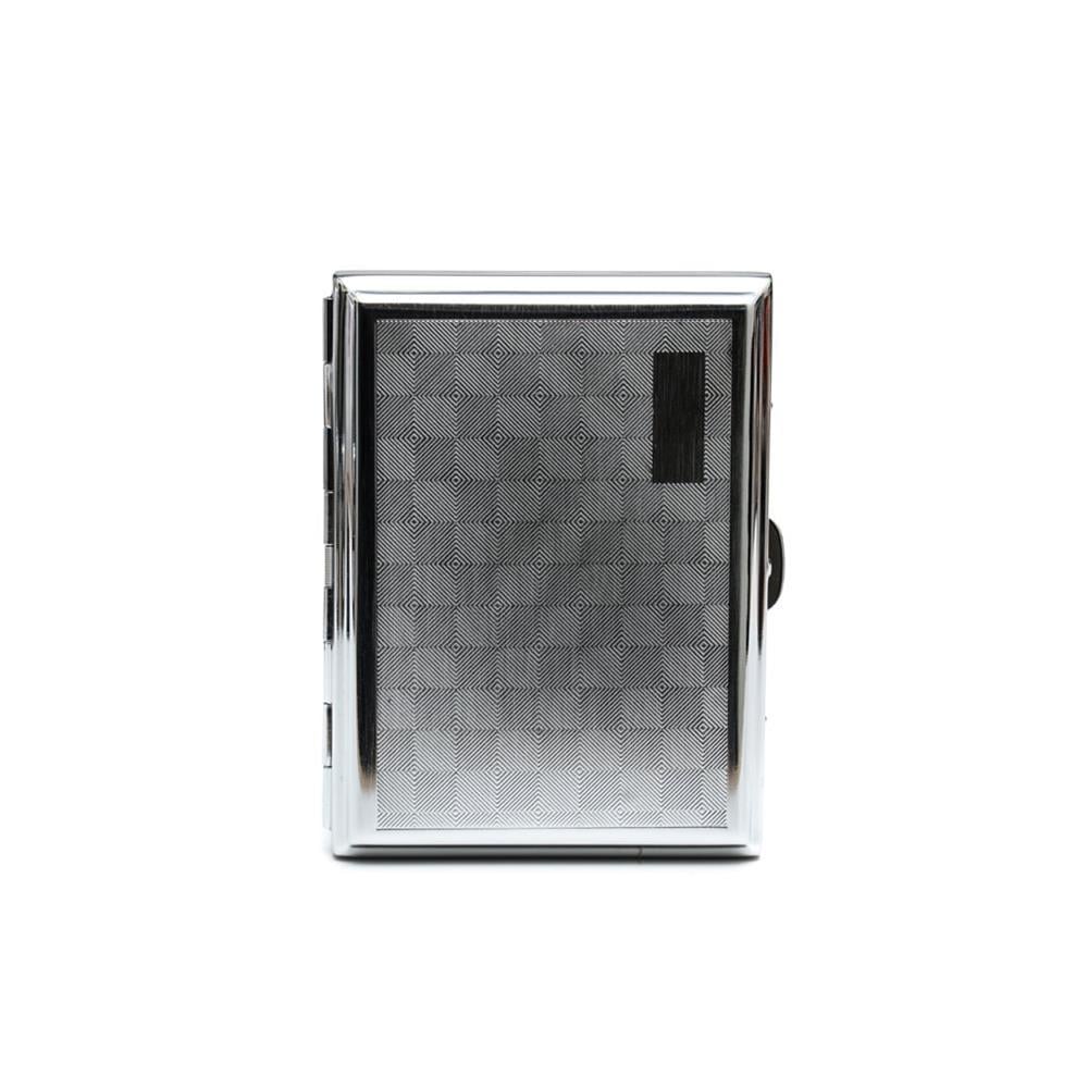 Angelo Midi Kısa Sigara Tabakası Kare Desenli