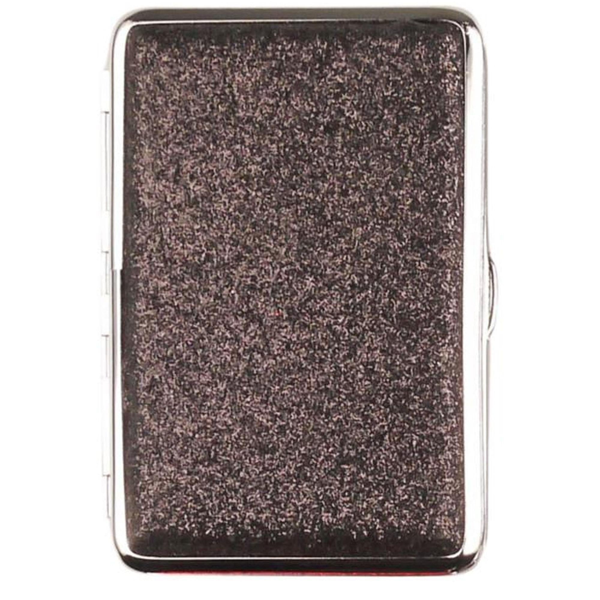 Angelo Parıltılı Slim/Slender Kısa Sigara Tabakası 14lü (Siyah)