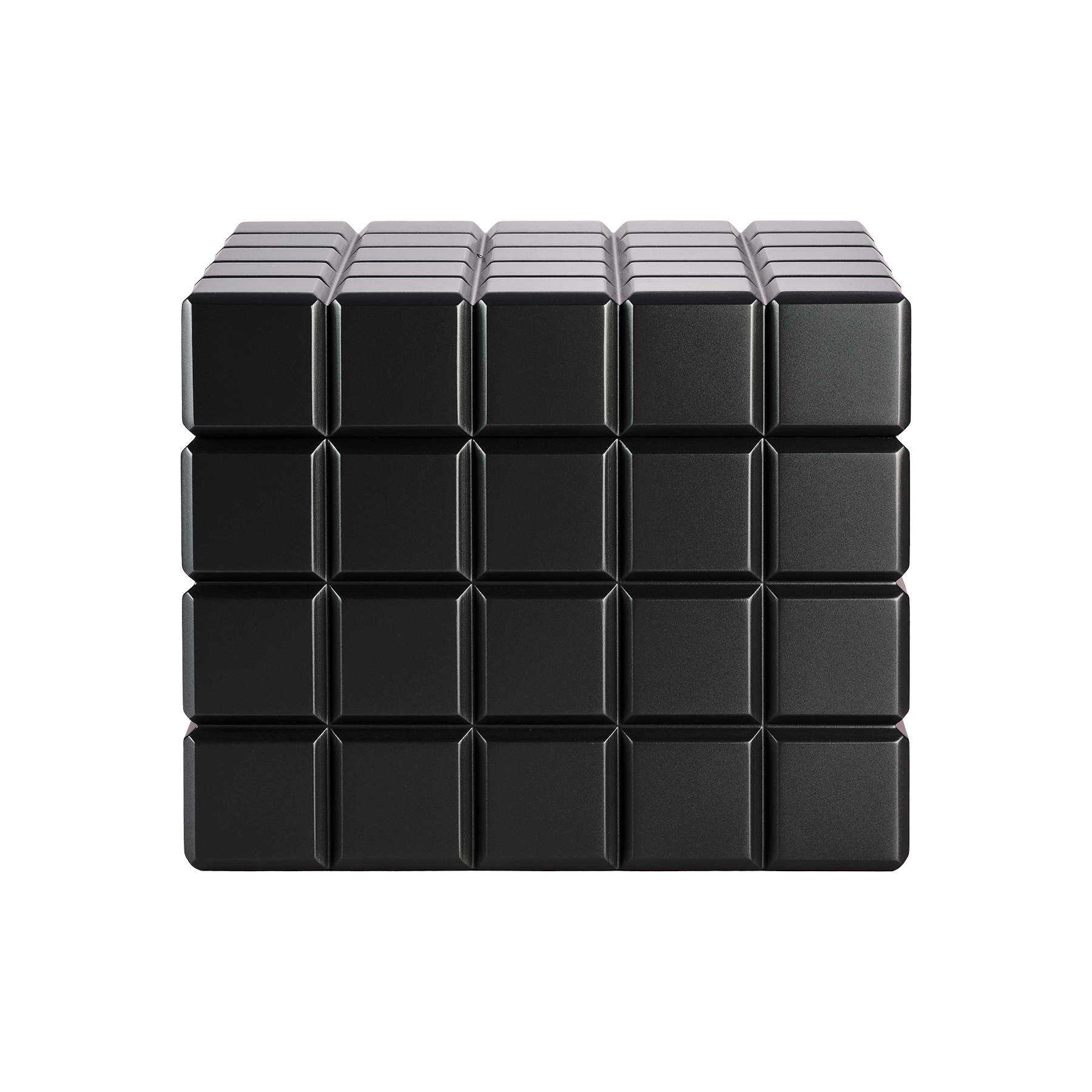 Colibri Heritage Humidor Puro Kutusu Cube Mat Siyah 80's