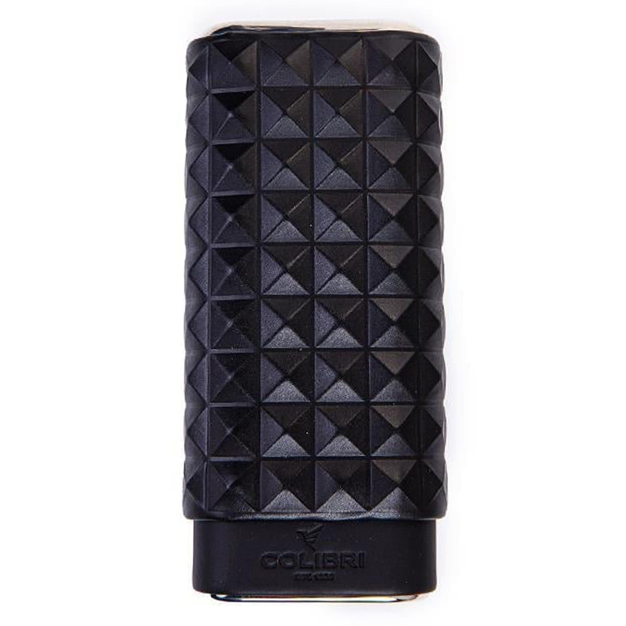 Colibri Quasar Siyah Üçlü Deri Puro Kılıfı(60 Ring)