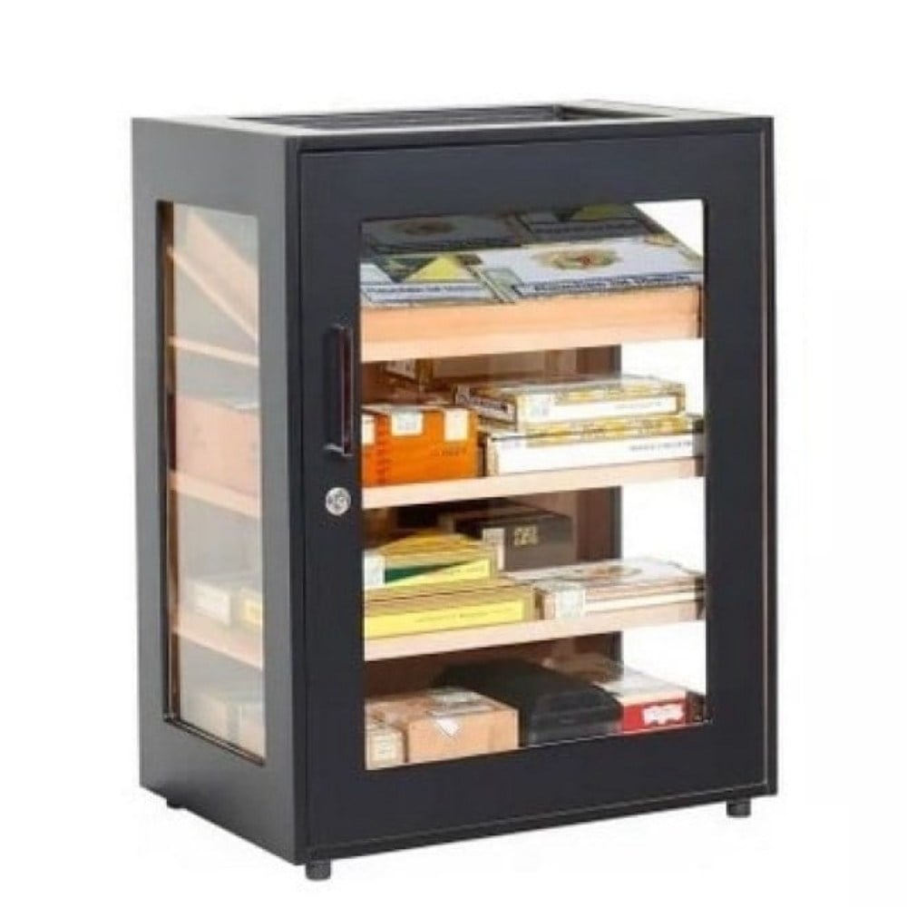 AdoriniElektronik Puro DolabıAdorini Salina Black Humidor Kabini 1500s