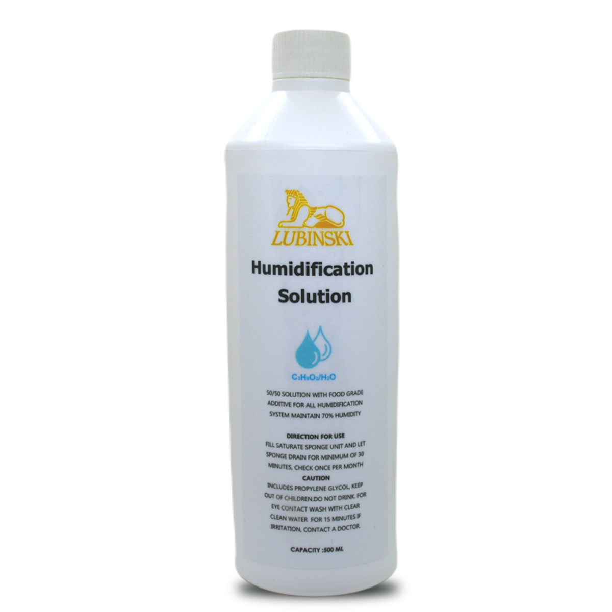 Lubinski Humidor Puro Kutusu Nemlendirici %70 Saf Su Solüsyon 500ML