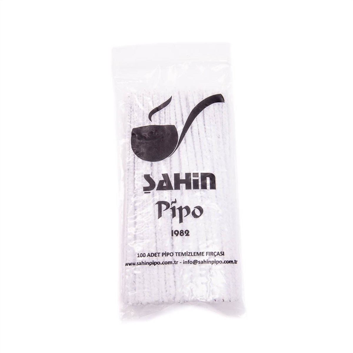 Şahin Pipo Temizleme Fırçası 100lü Beyaz