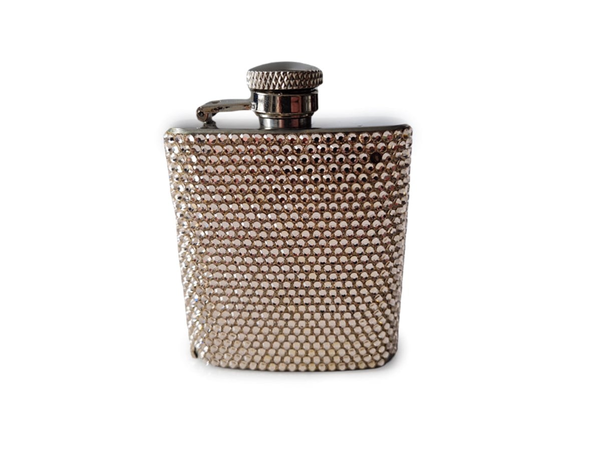 Swarovski Taşlı Kaplı Matara Gold Brown(Outlet)