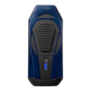 Colibri Boss Navy Blue Üç Torch Makaslı Puro Çakmağı