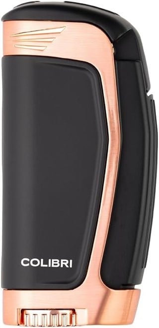 Colibri Enterprise E3 Siyah/Rose Gold Üç Torch Puro Çakmağı