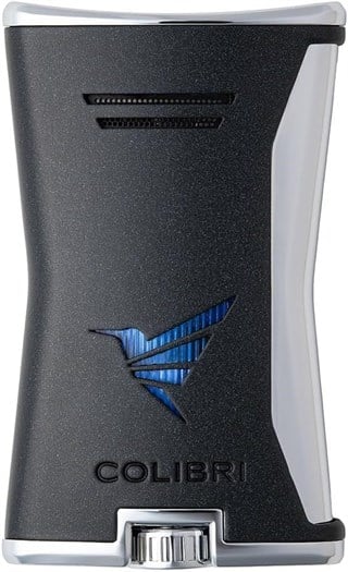 Colibri Slim Siyah/Krom Tek Alevli Puro Çakmağı