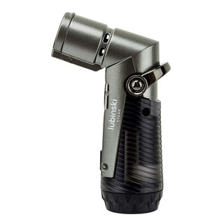 Lubinski Tek Torch İğneli Ve Delicili Puro Çakmağı Gri