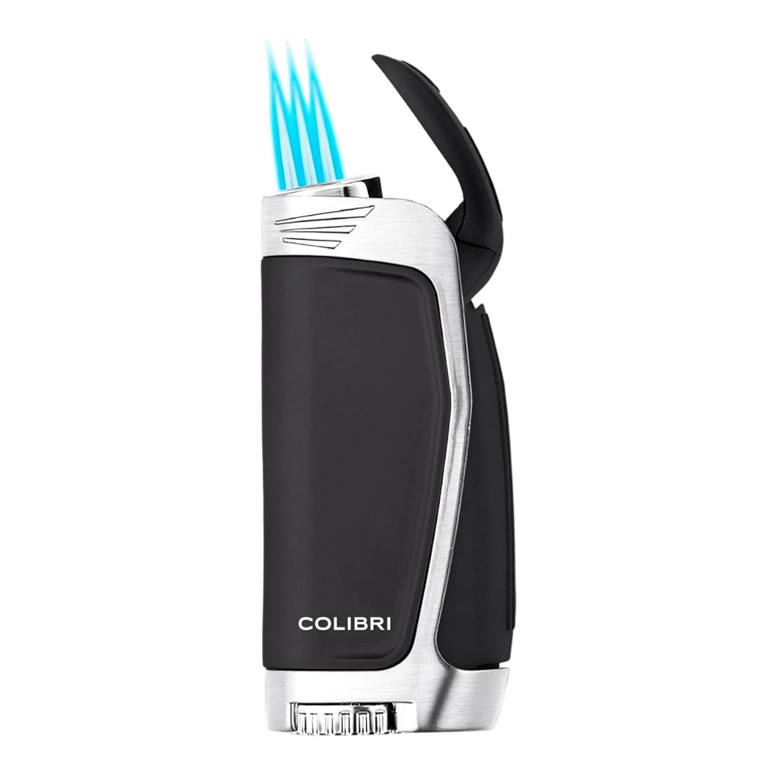 ColibriPuro ÇakmaklarıColibri Enterprise E3 Siyah/Silver Üç Torch Puro Çakmağı