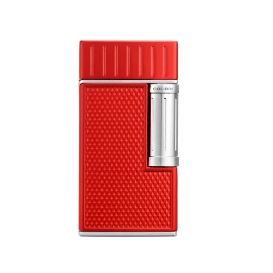 Colibri Julius Kırmızı/Krom Çift Alevli Puro Çakmağı