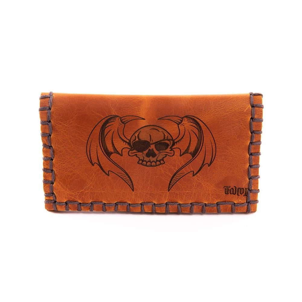 Falco Taba Deri Tütün Kesesi Wing Skull