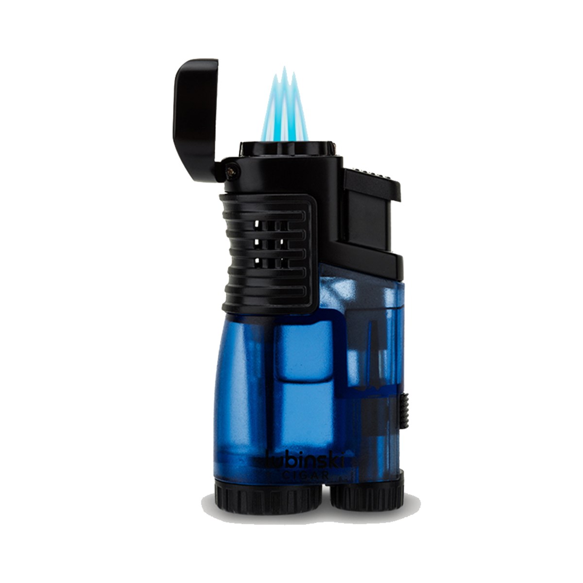 Lubinski Üç Torch Sehpalı Puro Çakmağı Mavi