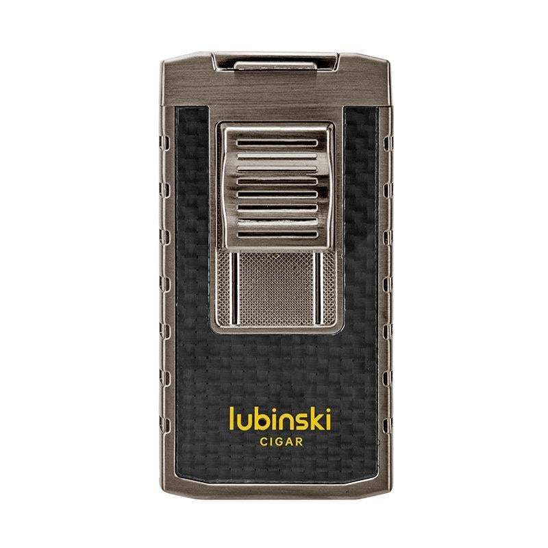 Lubinski Yeni Stil Delicili Çift Torch Puro Çakmağı Gunmetal