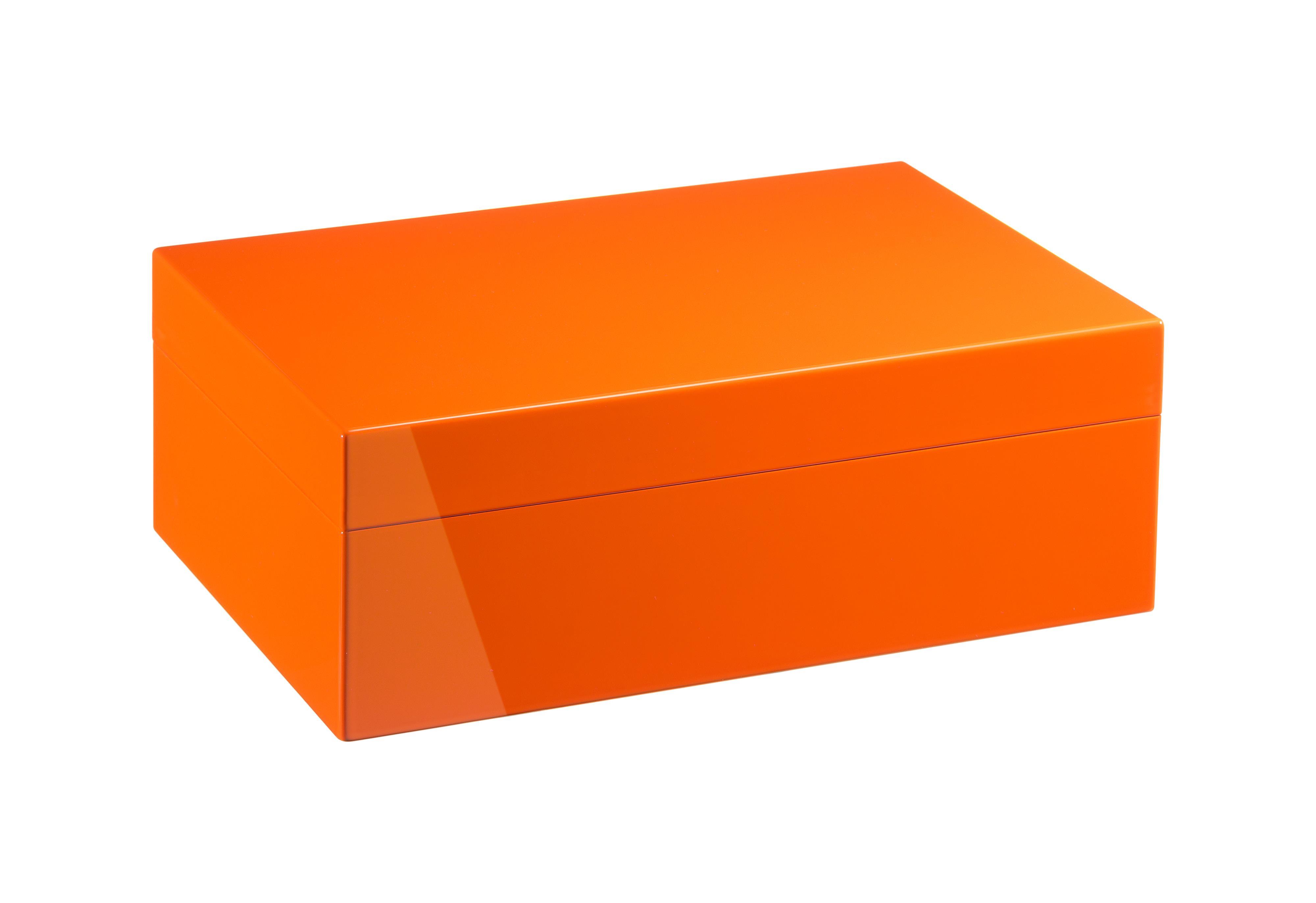 Morici Collection Italy Handmade Humidor Puro Kutusu - Roma Collection- Orange- 50's
