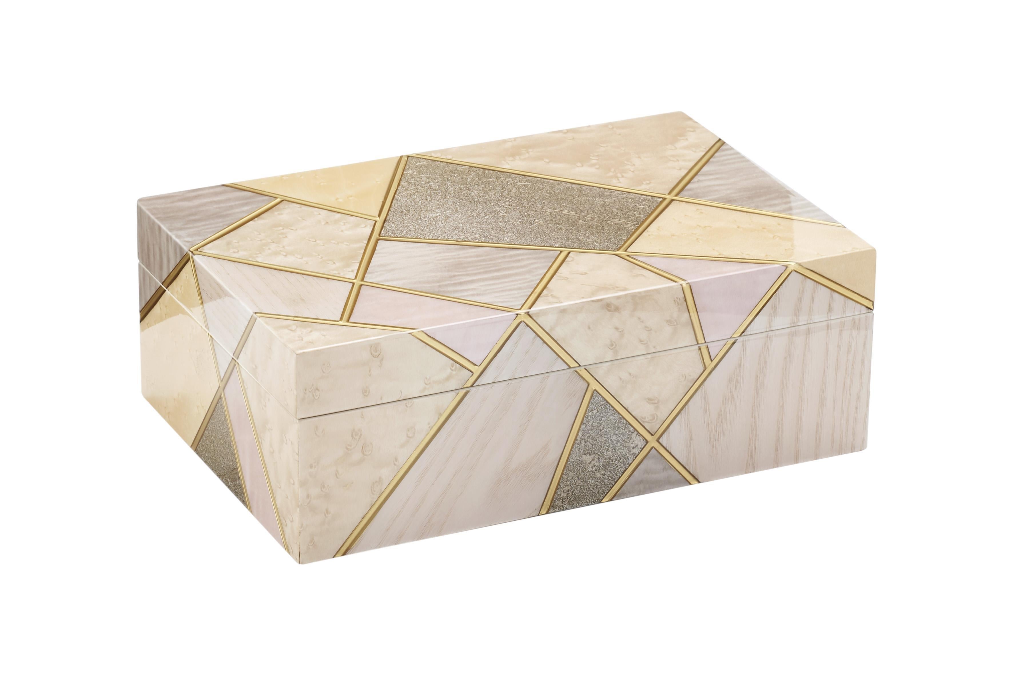 Morici Collection Italy Handmade Humidor Puro Kutusu - Tellux Collection- Riviera- 50's