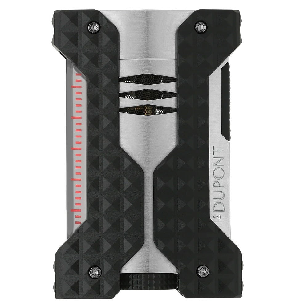 S.T. Dupont Defi Windproof Jet Black/Chrome Çakmak 21324
