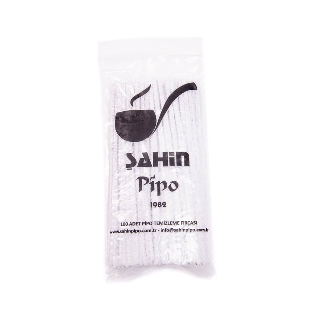 Şahin Pipo Temizleme Fırçası 100lü Beyaz