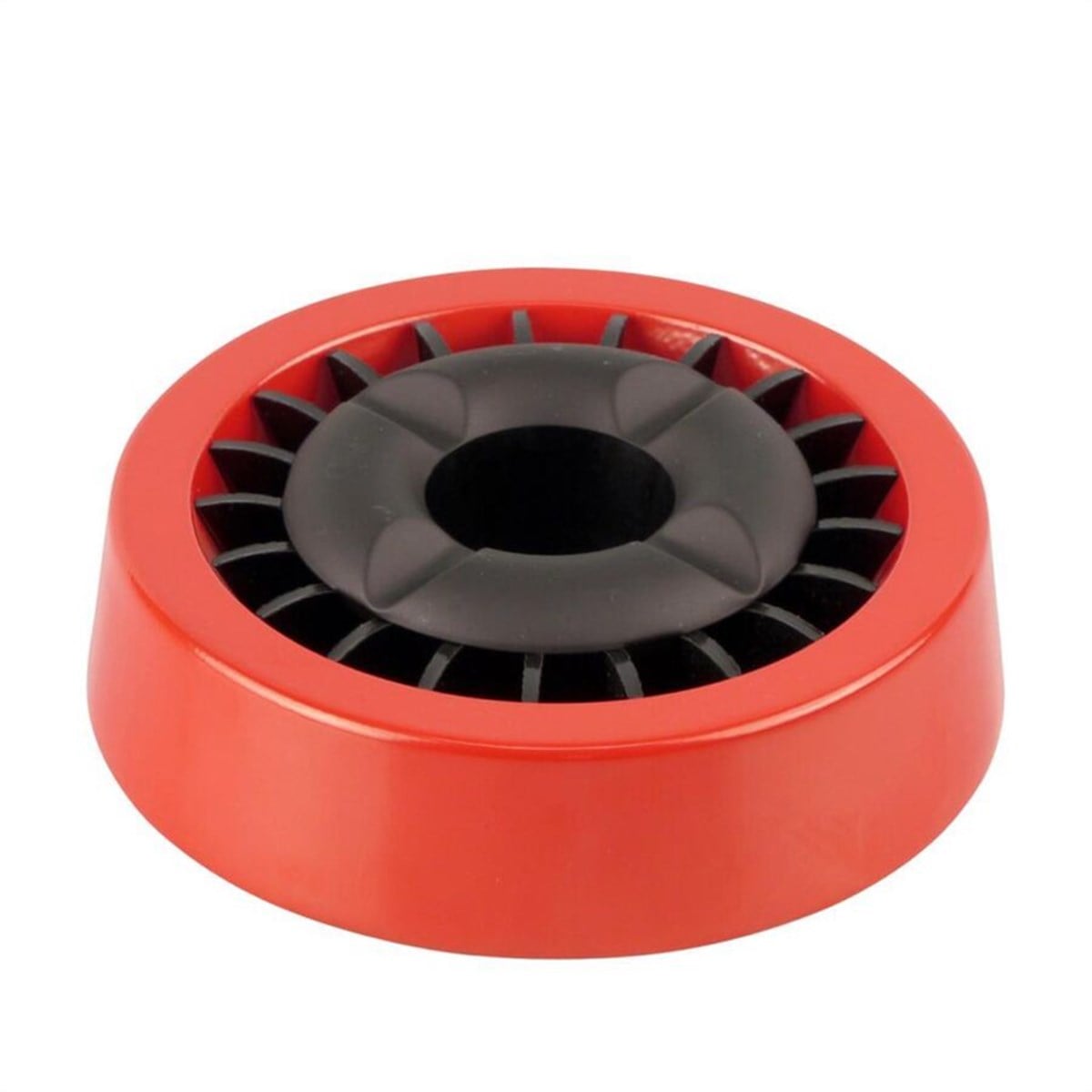 Wheel Metal Sigara Söndüren Küllük Mat Siyah/Kırmızı 13cm