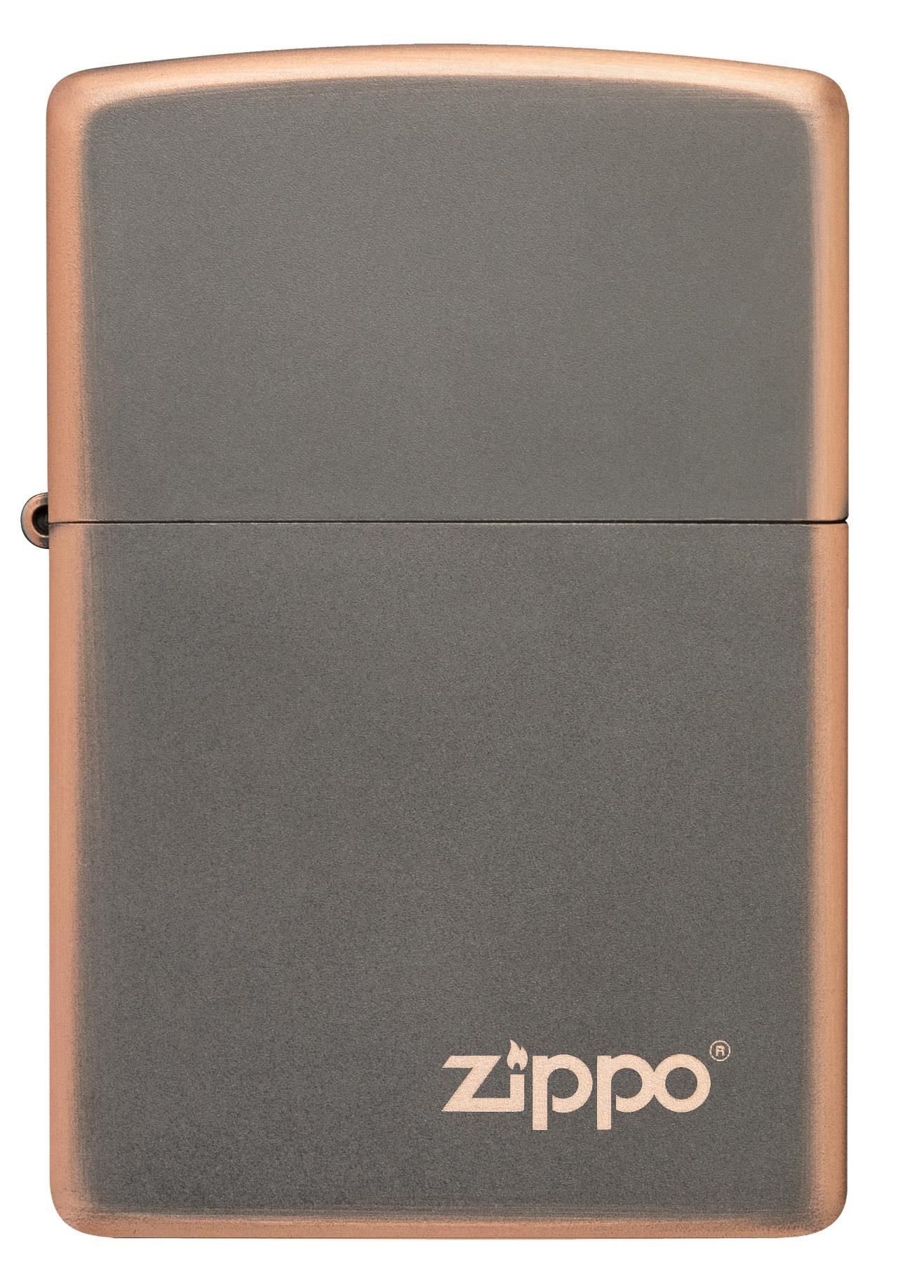 Zippo Rustic Bronze Logo Design Çakmak