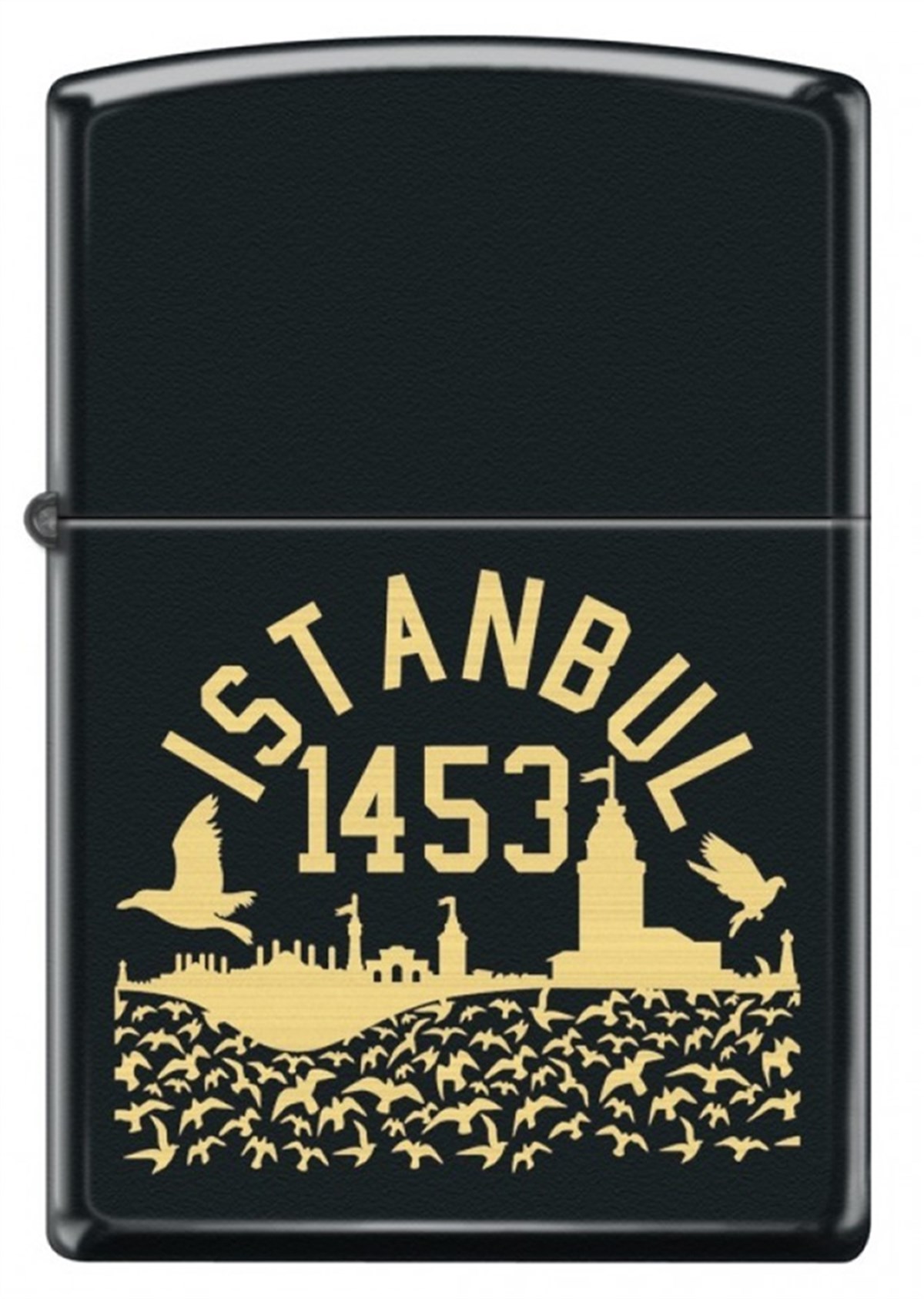 Zippo Siyah Mat İstanbul Çakmak