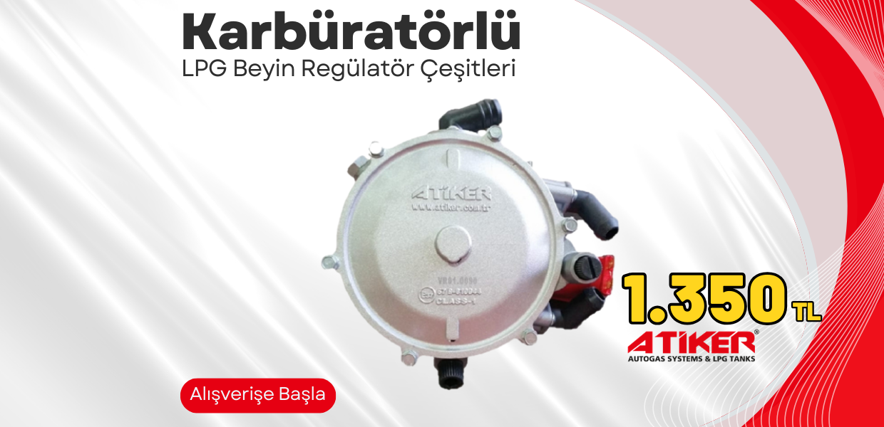 Atiker Karbüratörlü LPG Beyin Regülatör 90kW