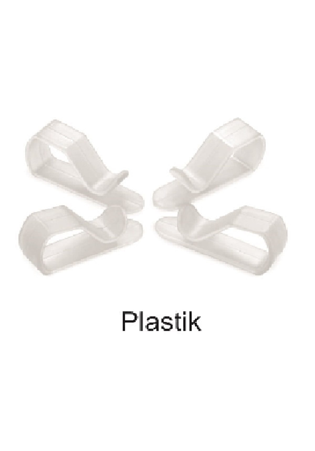 4'lü Plastik Klips Çizim Tahtası İçin (KPL4)