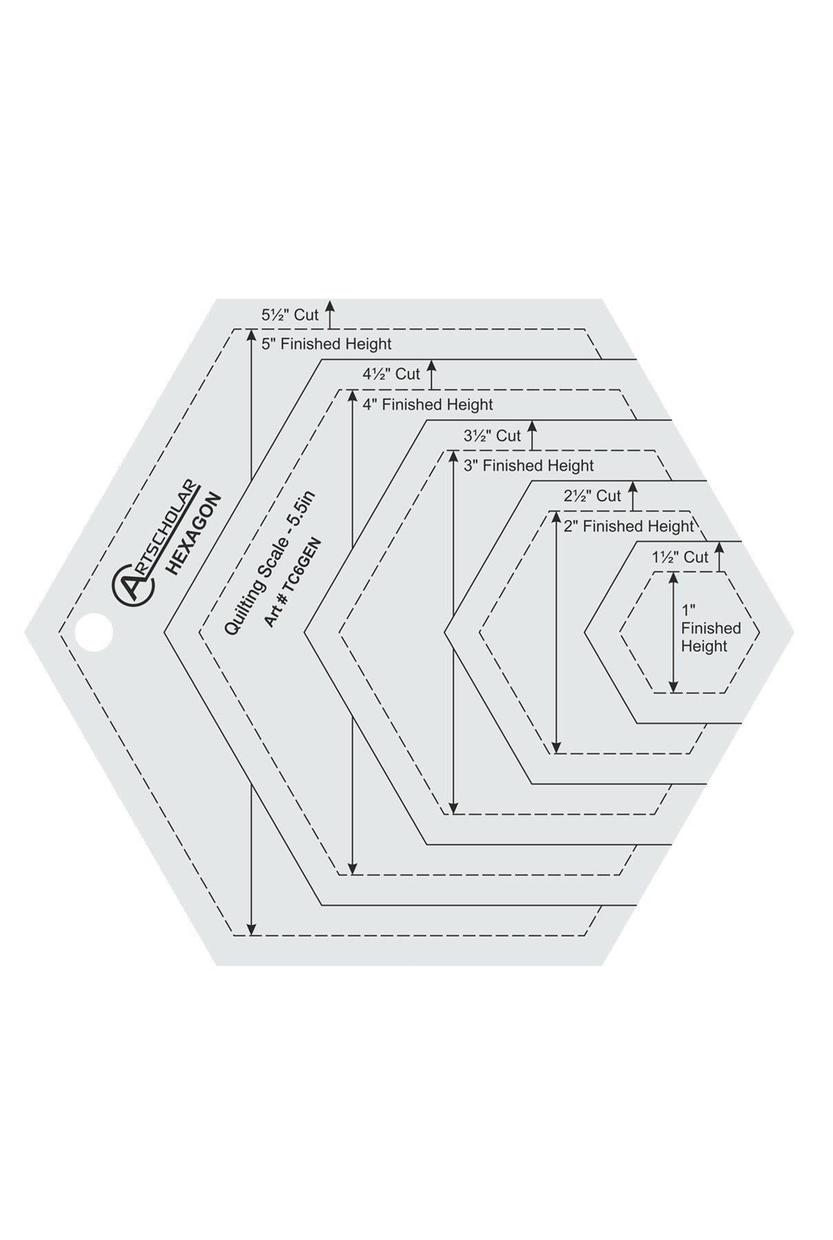 ALTIGEN KAPİTONE ŞABLONU 13 CM (TC6GEN)