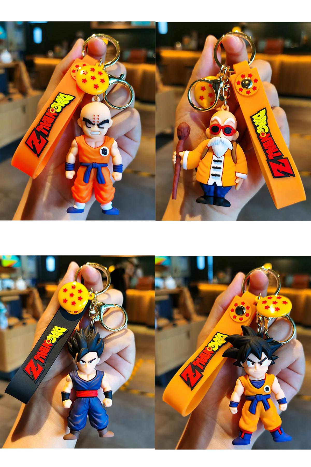 Dragon Ballz 4'lü Anahtarlık ve Çanta Süsü