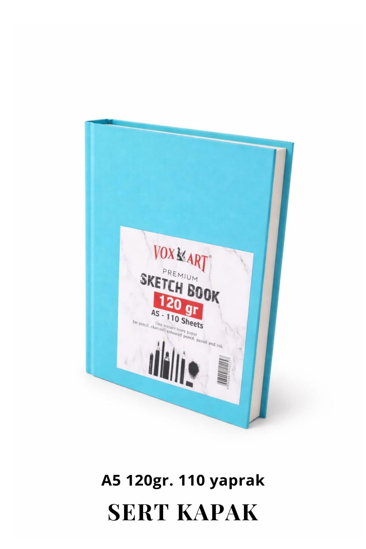 Sert Kapak Eskiz Çizim Defteri- A5 120gr. 110 yaprak