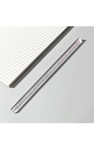 15 cm Piramit Cetvel - Akrilik