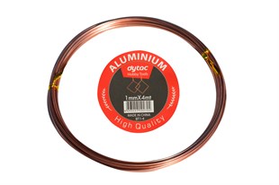 Alüminyum Tel 1 mm 4 Metre Bakır (BT1-4)
