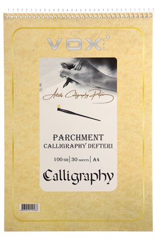 VOX Callıgraphy Defteri Parchment Desen  A4 -100 gr. 30 Yaprak