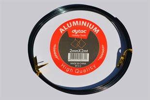 VOX - Dytac Alüminyum Tel 2 mm 2 Metre Siyah (BT1-4)
