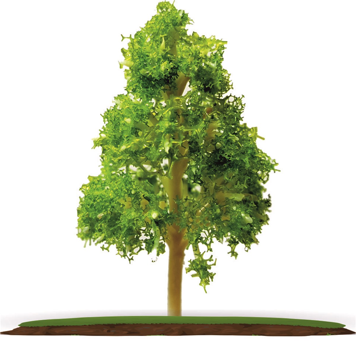 2'li Maket Ağaç 1:100 Ölçek 8 cm (VT1209C-8)