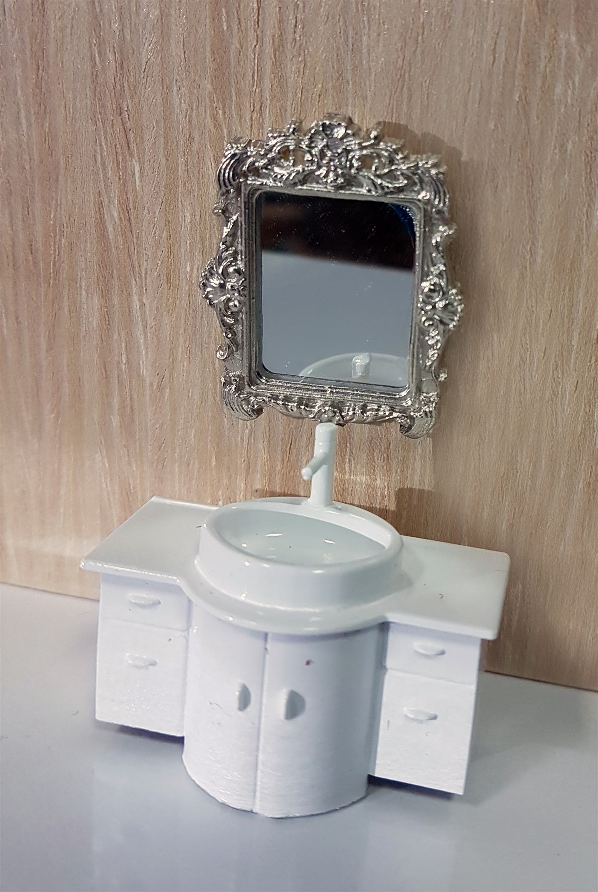 2'li Maket Lavabo & Ayna Vip 1:25 Ölçek (VIM-07)