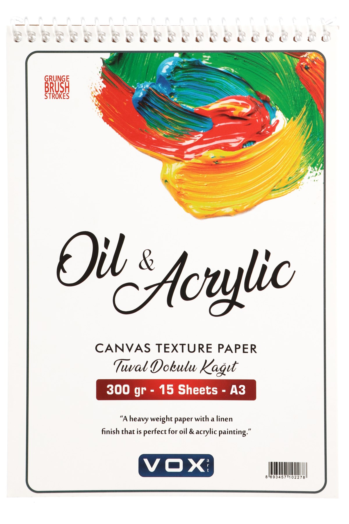 300 gr Akrilik Boya Defteri A3 - 15 Yaprak