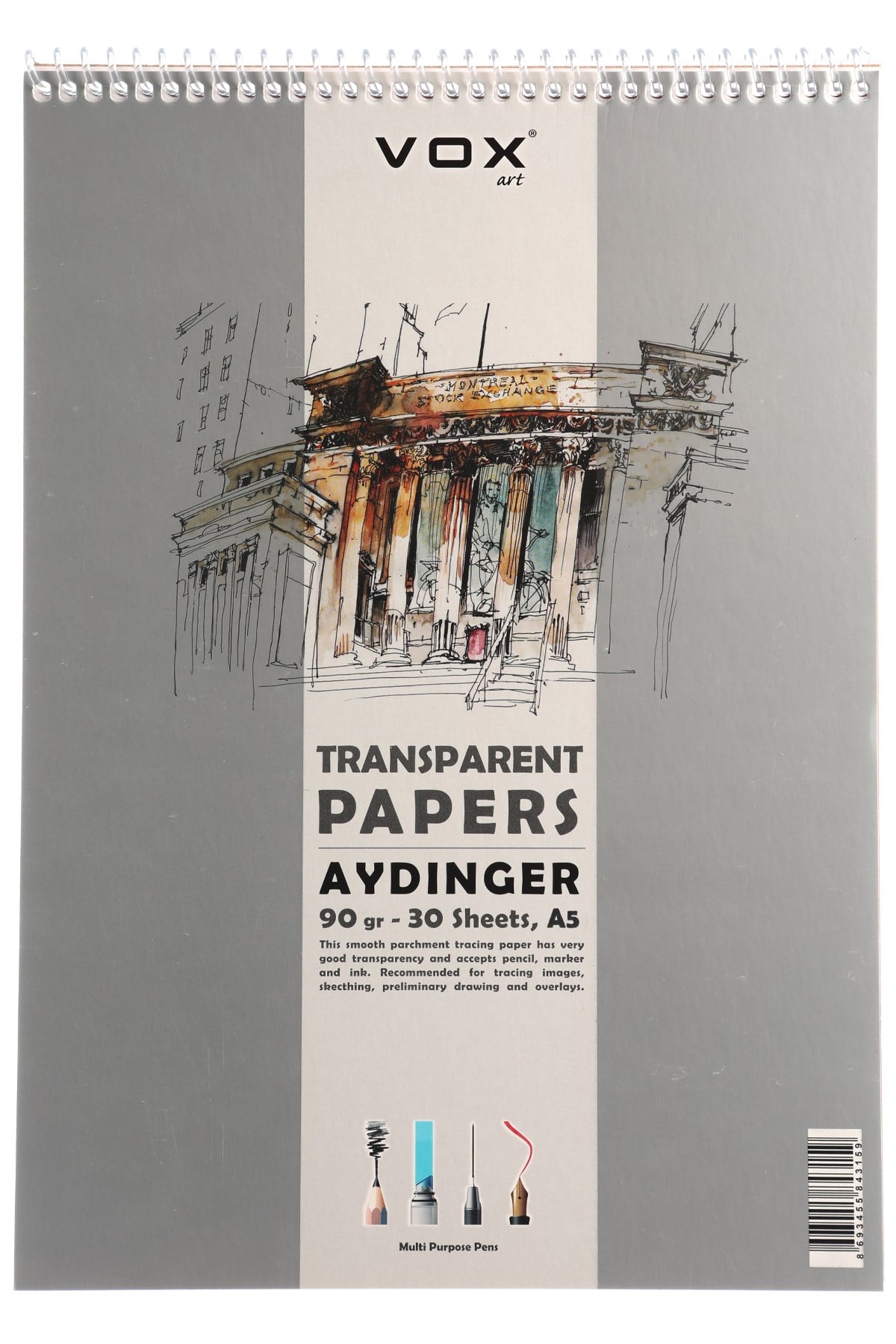 90 gr Aydınger Eskiz Defteri - A5 - 30 Yaprak