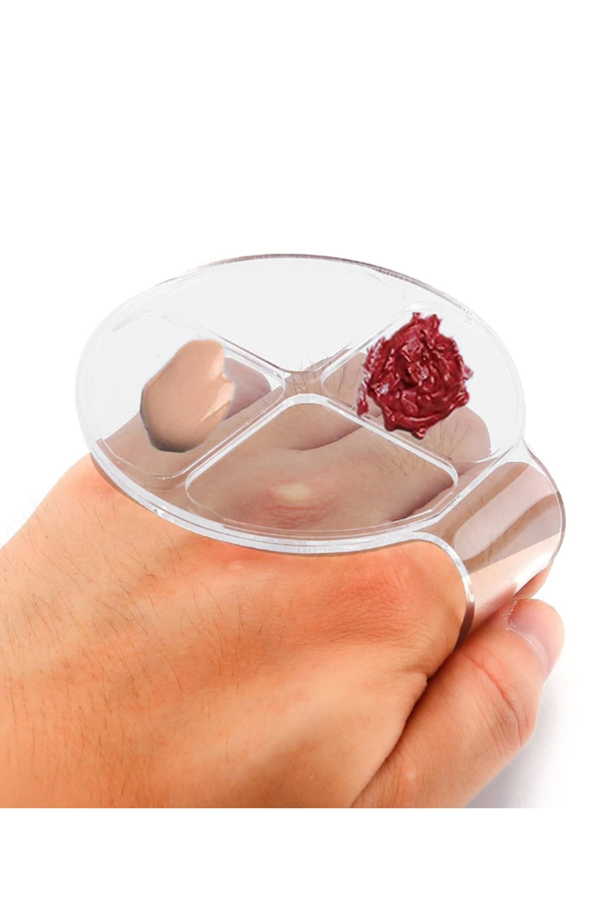 Akrilik Parmak Palet Çap: 8 cm