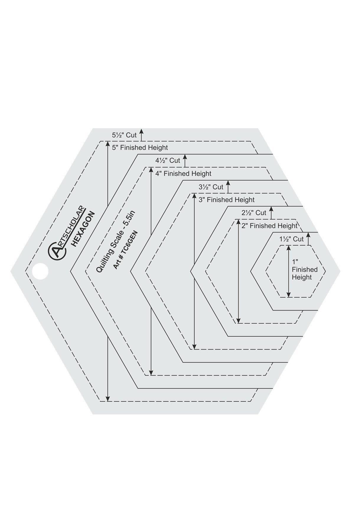 ALTIGEN KAPİTONE ŞABLONU 13 CM (TC6GEN)