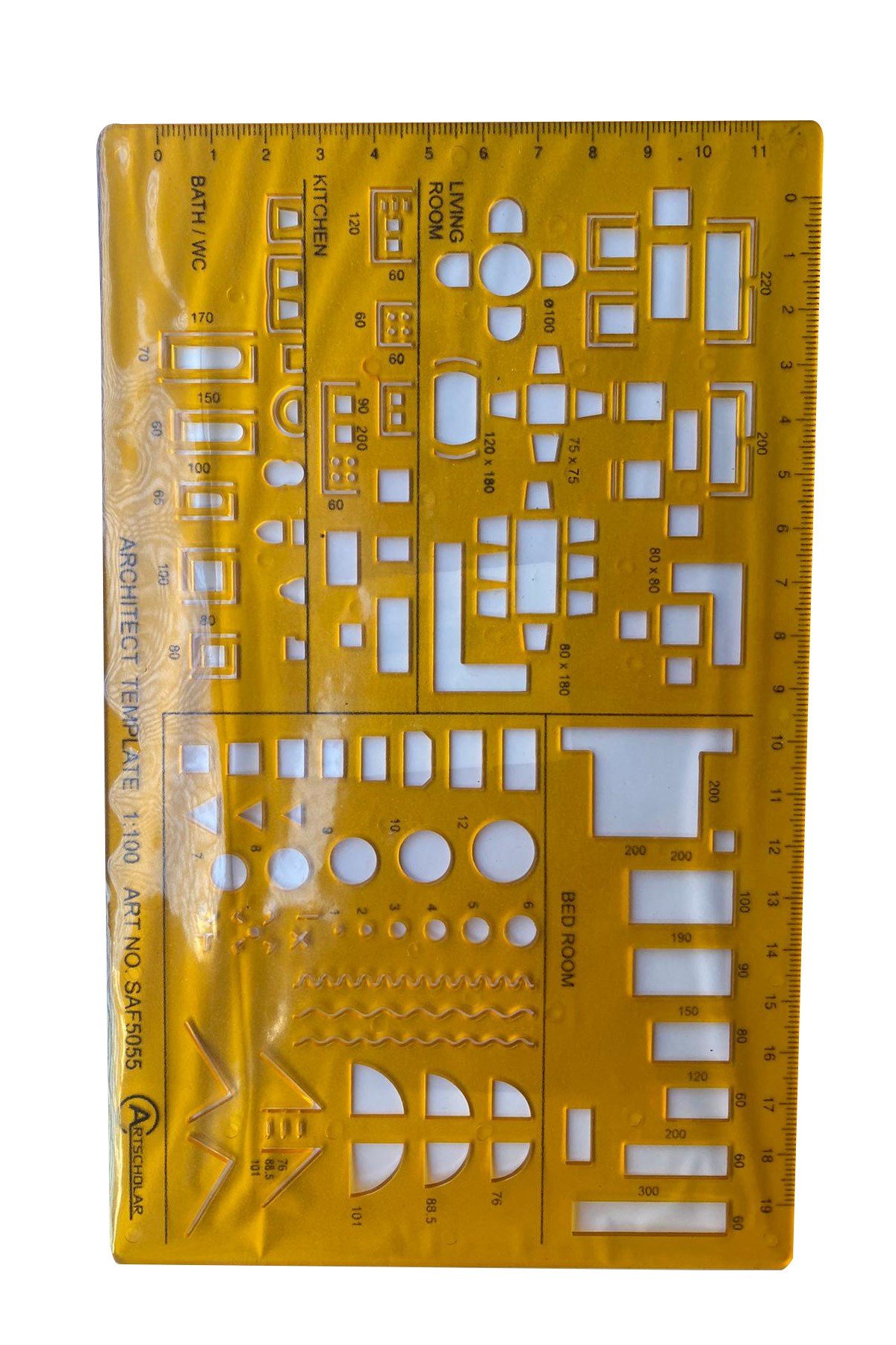 ArtScholarr1:100 Mobilya/ Tesisat Şablonu (SAF5055)
