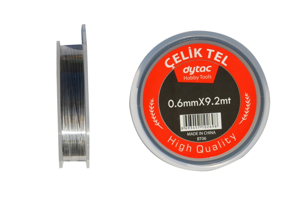 Çelik Tel 0,6 mm x 9,2 Metre Bronz (BT06)