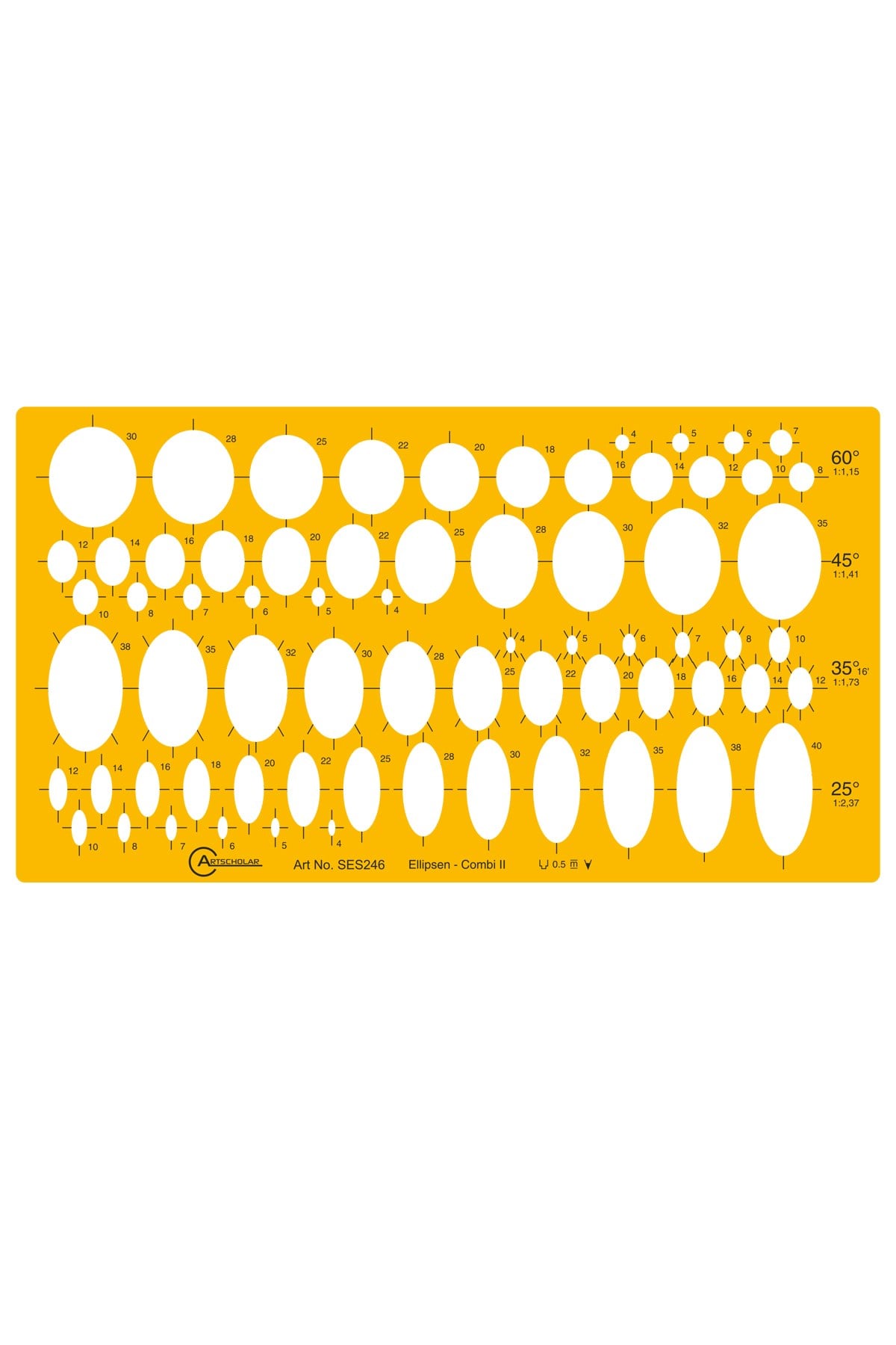 Elips Şablonu (SES246)